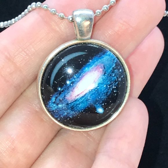 18" Milky Way Ball Chain Necklace - Picture 5 of 5